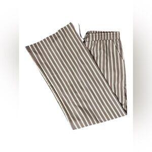 Tribe Kelley Grayton Wide Leg Pants – Mocha Stripe – XL